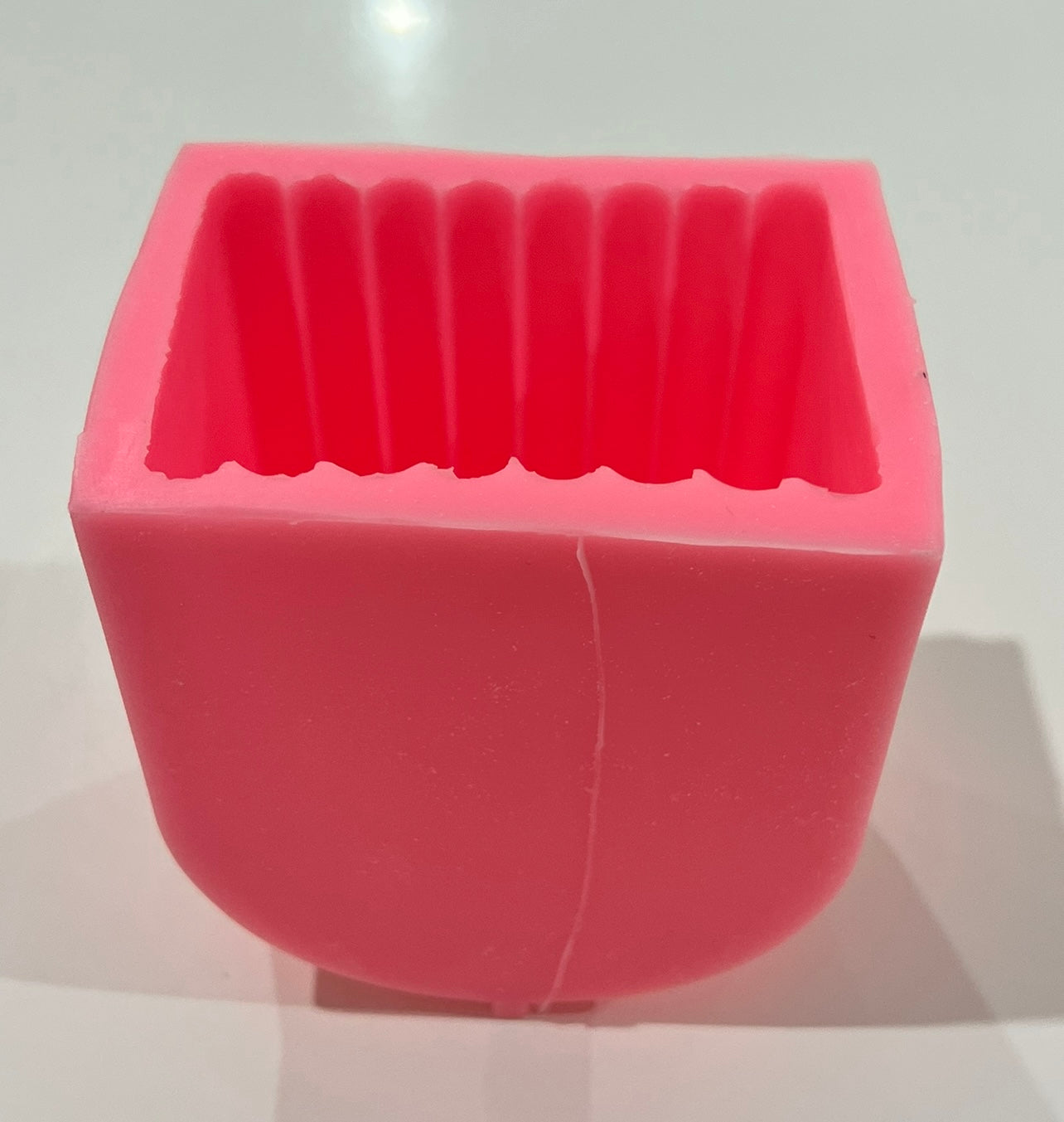 Wide Rainbow Silicone Candle mould a perfect statement piece
