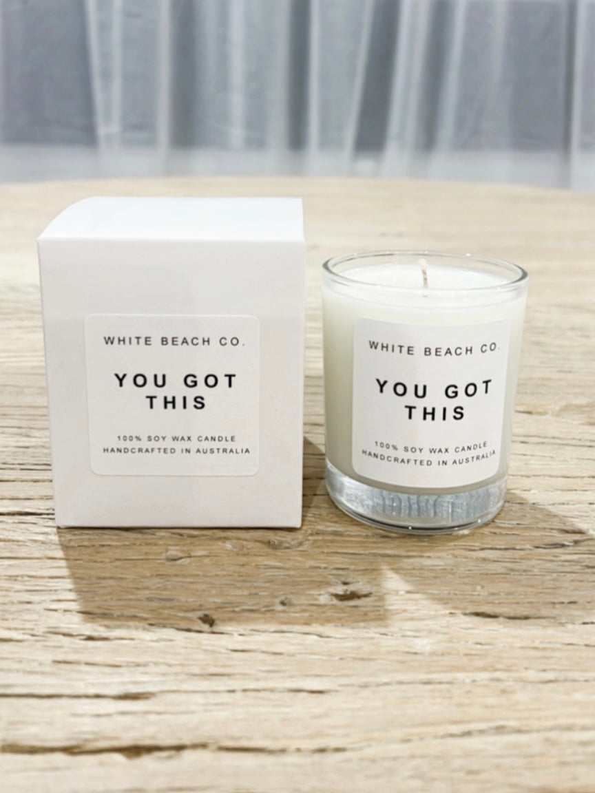 “You Got This” motivational & Inspiring Quote Candle