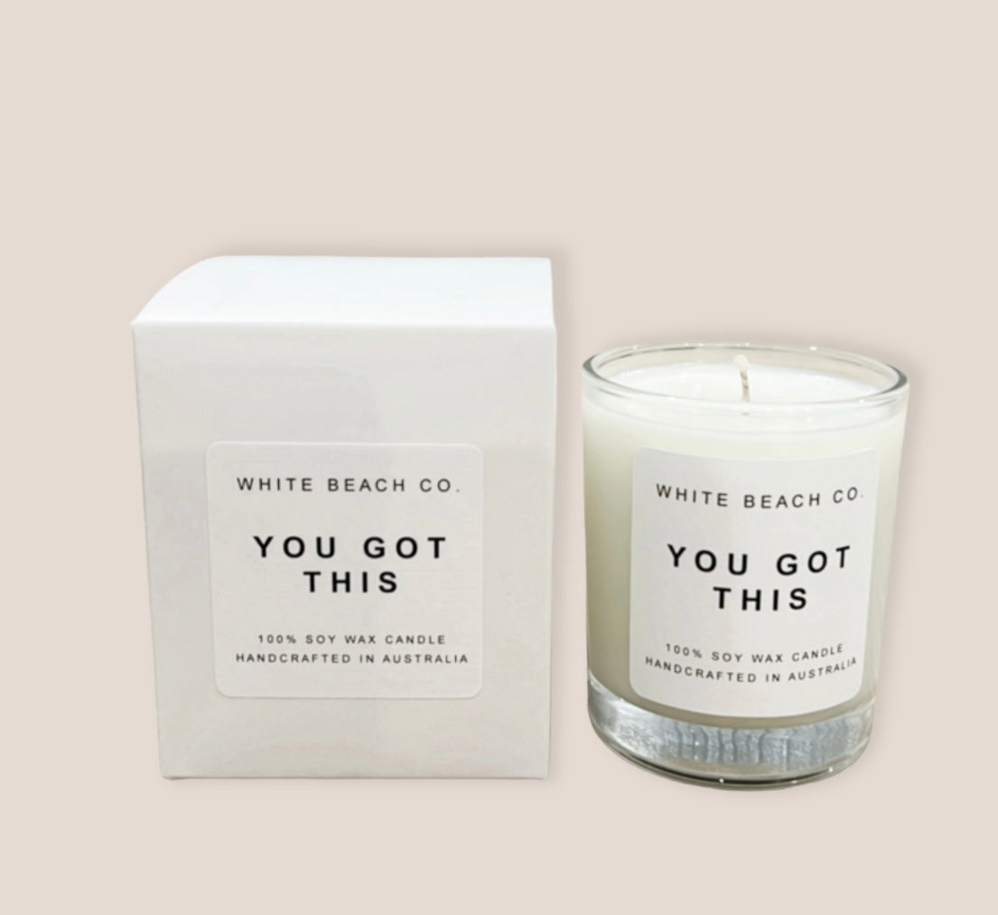 “You Got This” motivational & Inspiring Quote Candle