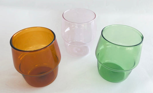 Willow glass tumbler is available in variety of colours