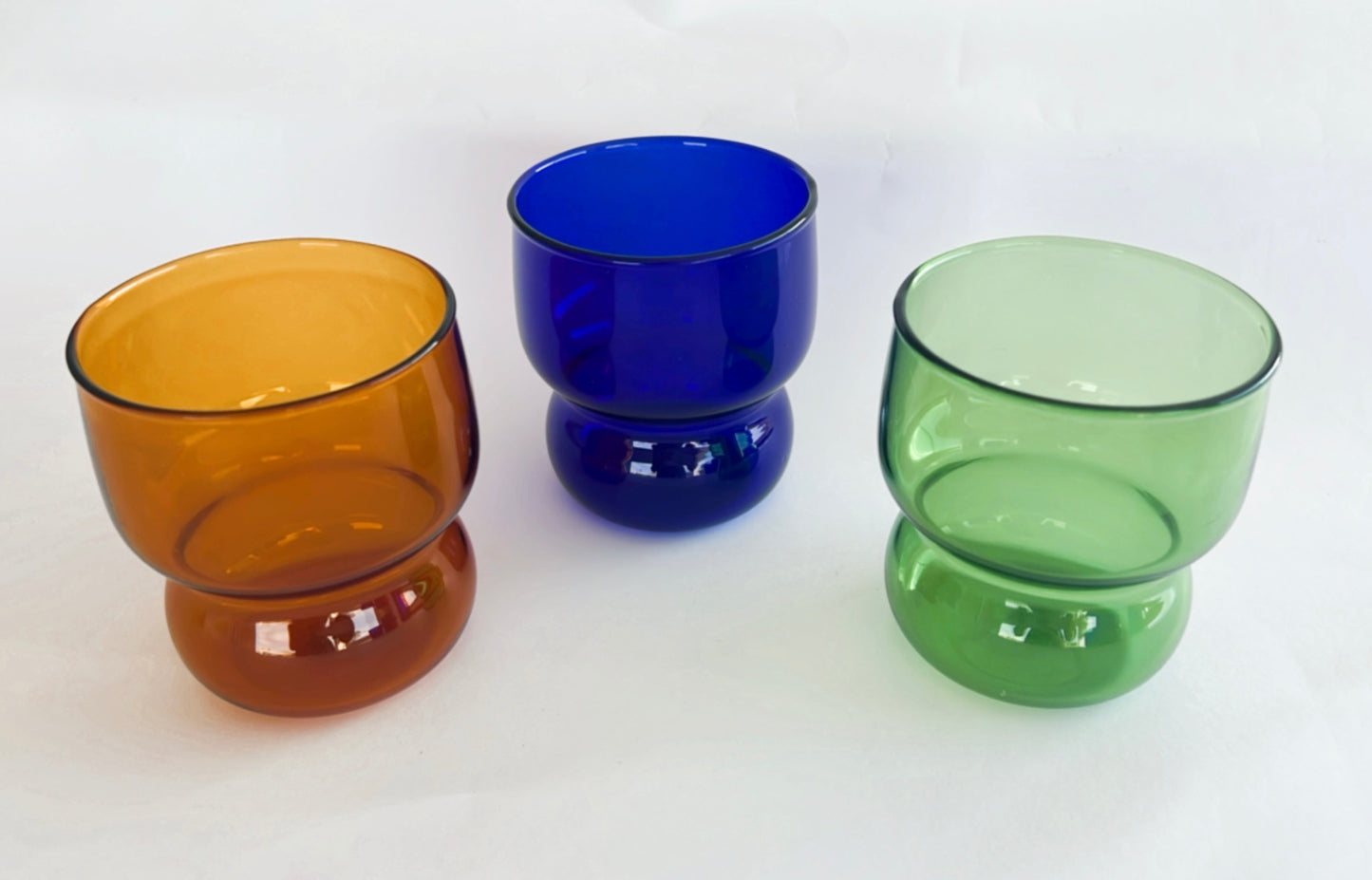 Zara Bubble Glass Tumbler available in a variety of colours
