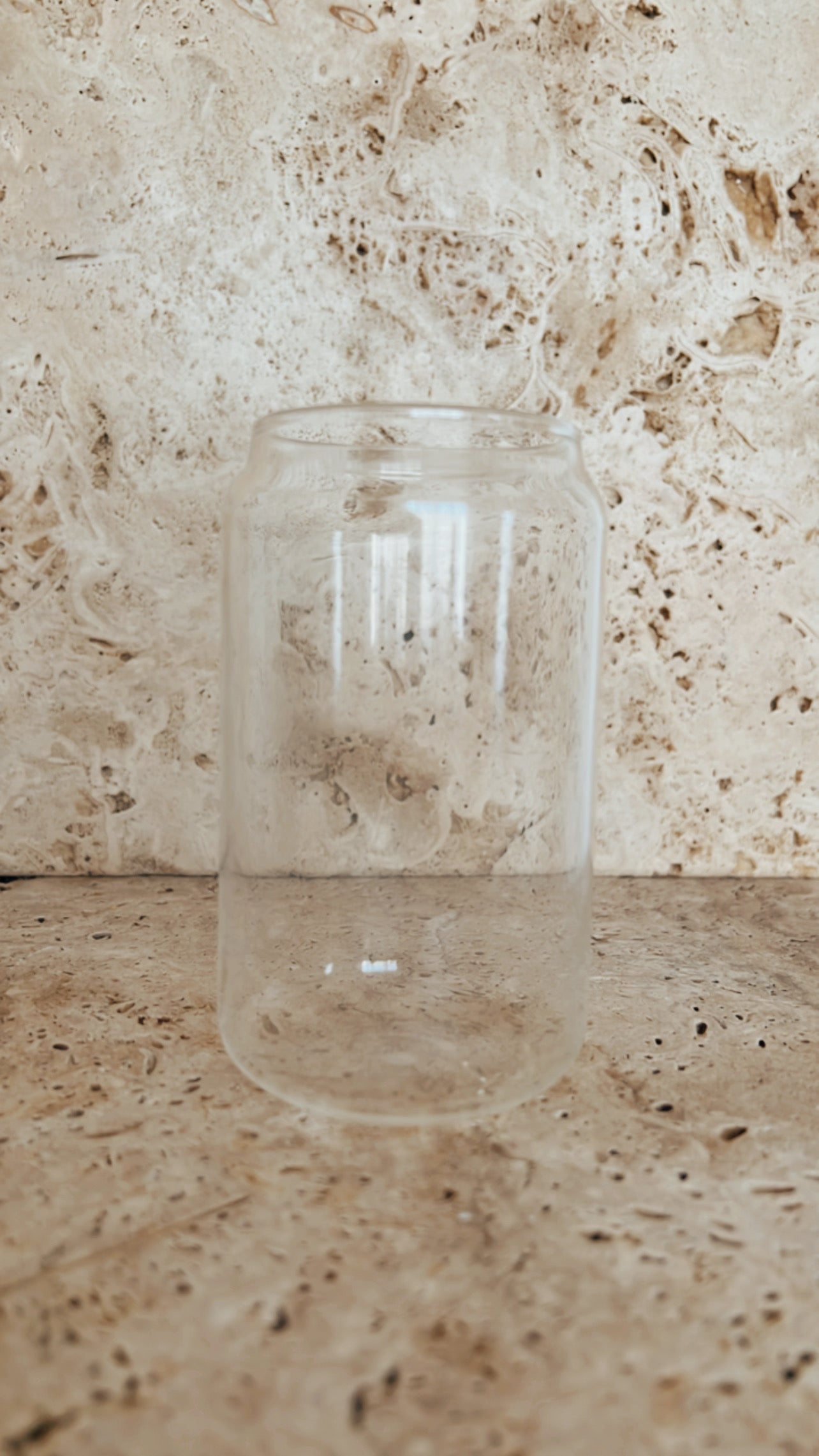 Clear Glass Jar Tumbler available in 2 sizes