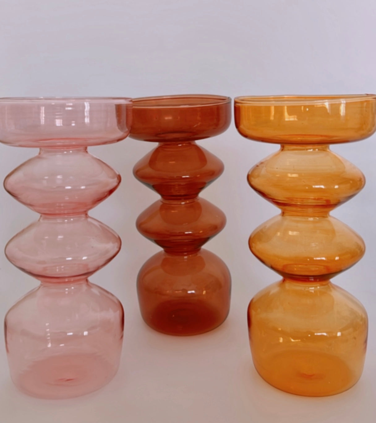 Bonnie Bubble Candle Holder & Vase available in range of colours