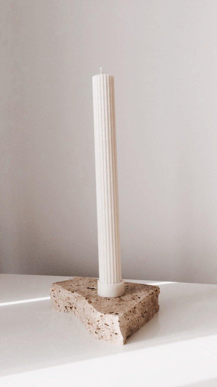 pillar column ripple candle